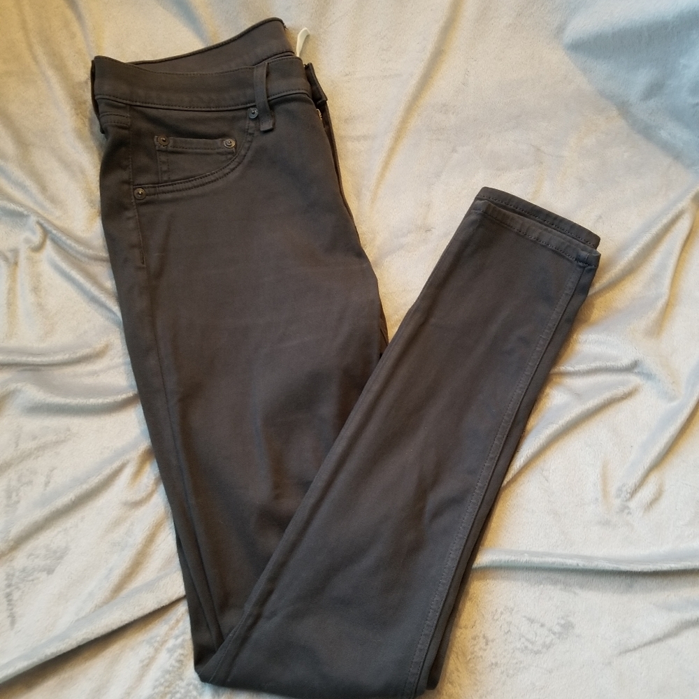 Rag & Bone coated charcoal legging Sz 30